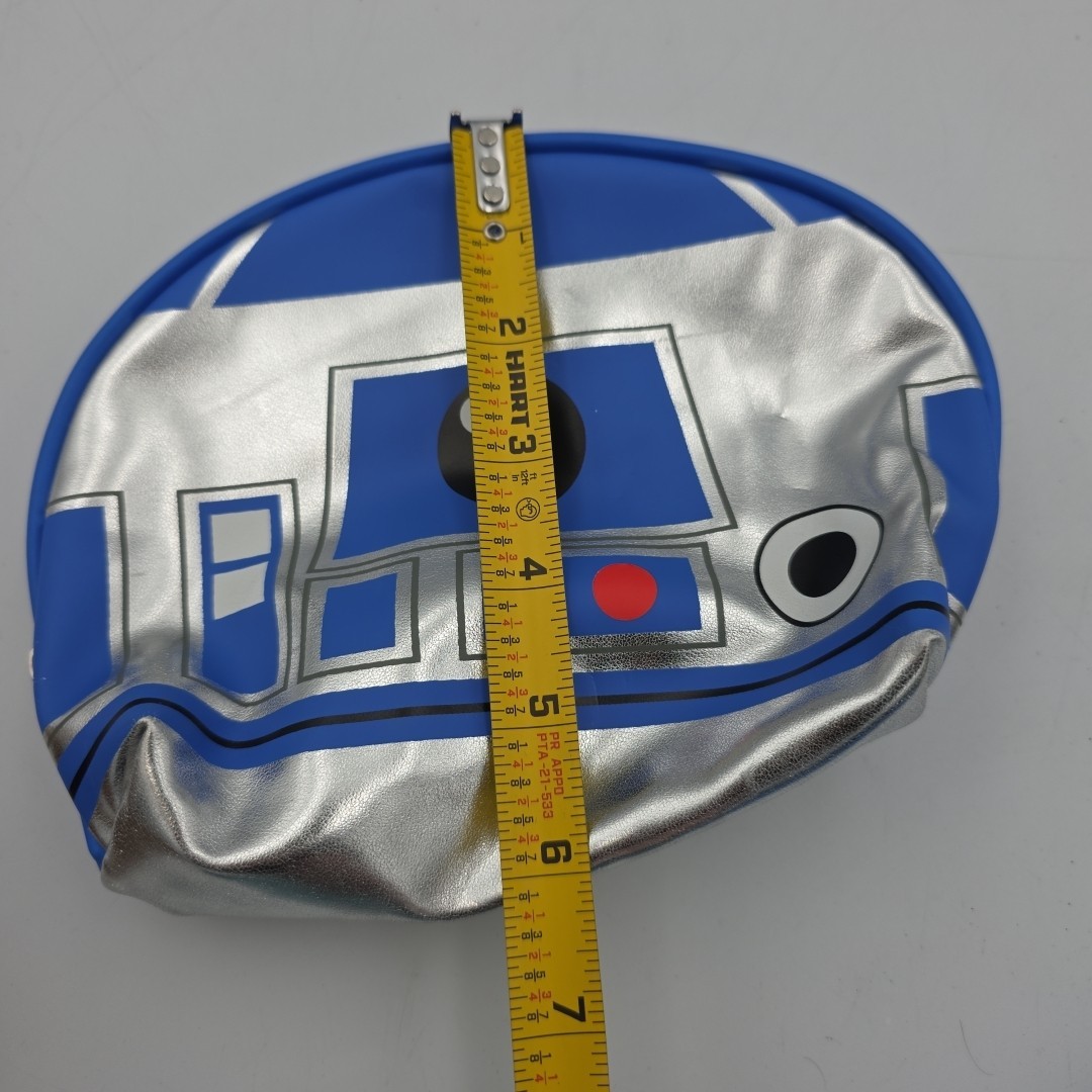 Disney Loungefly Coin Purse Wallet R2D2 Dome Shape Zipper Bag