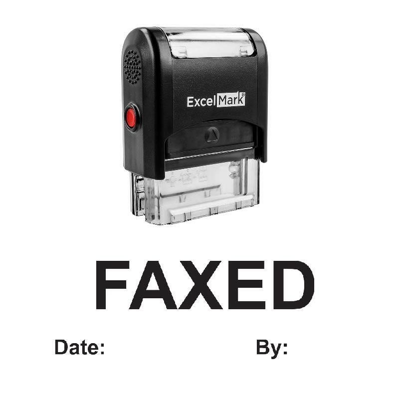 Date FAXED Stamp - Self-Inking / Black