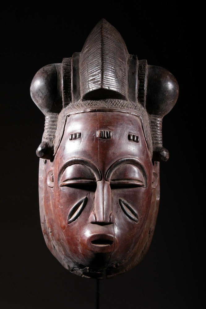 Art African Mask Baoulé 1586