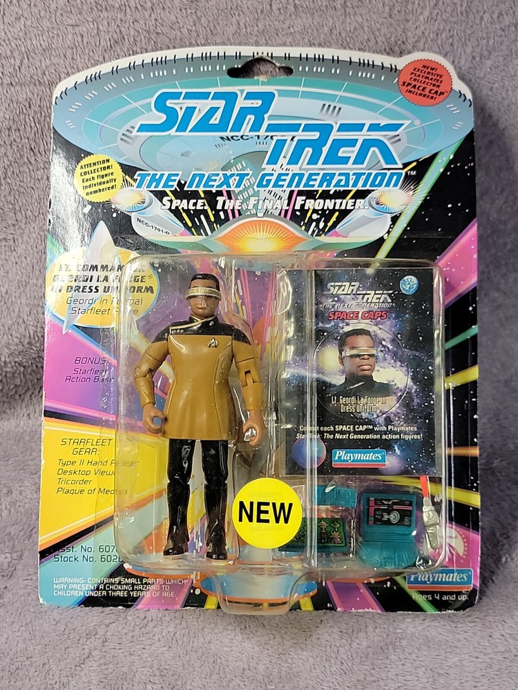 1993 Star Trek---The Next Generation---Lt. Commander Geordi LaForge w/ Space Cap