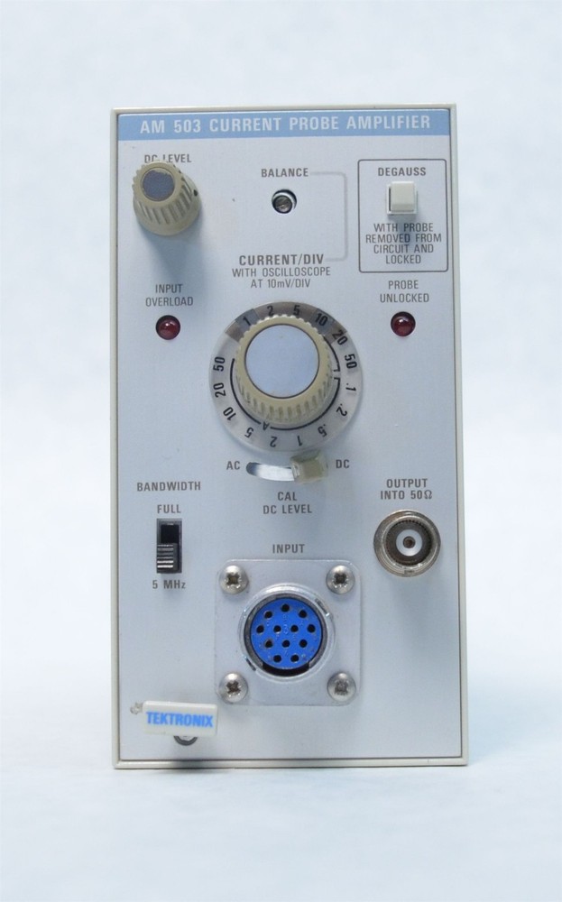 Tektronix AM 503 Current Probe Amplifier Module