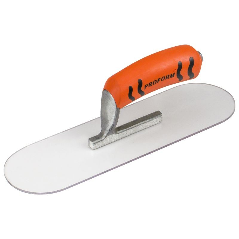 Kraft Tool Plexi Plastic Concrete Trowel 16" x 4" ProForm Handle