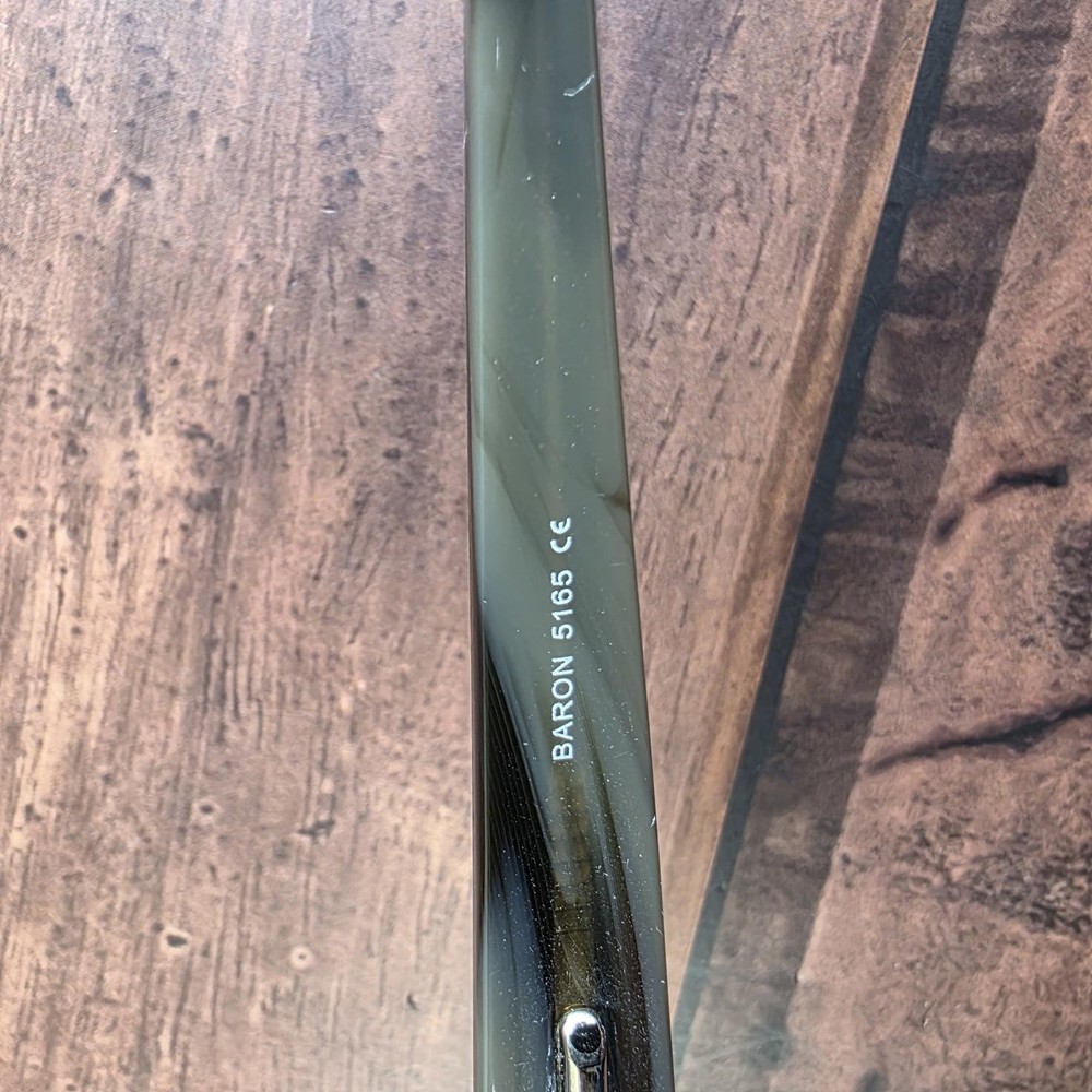 Baron 5165 Black Glasses Frame 51-17-140 Size FRAMES ONLY