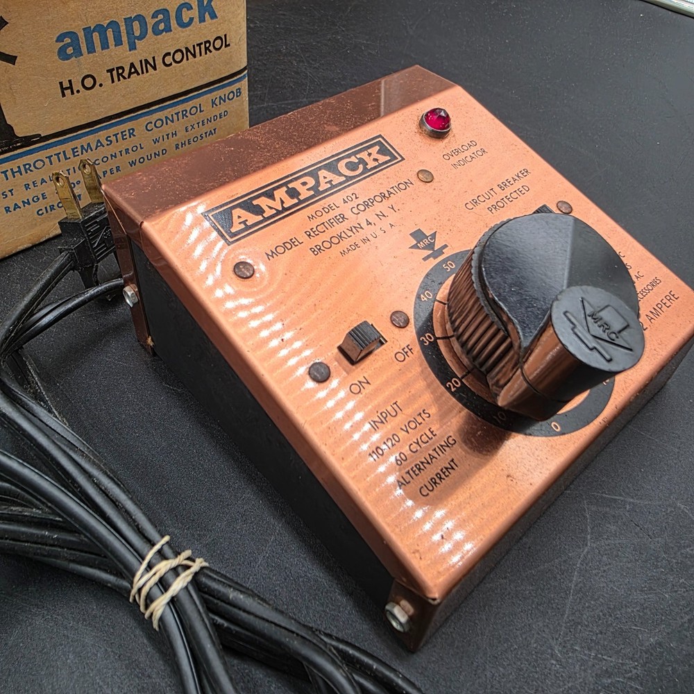 Vintage Ampack HO Train Control Model 402 UNTESTED