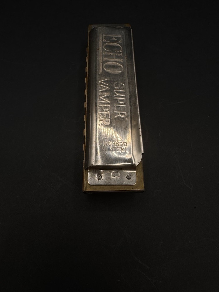 Echo Super Vamper Harmonica – Key G – Made in Germany – GR Bronce – Vintage