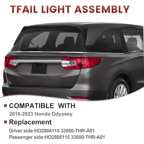 LED Tail lights Assembly Compatible with Honda Odyssey 2018 Outer Right Side