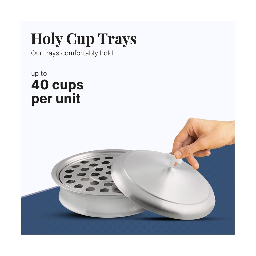 Communion Ware 2 Holy Wine Serving Trays with A Lid & 1 Stacking Bread Plate ...