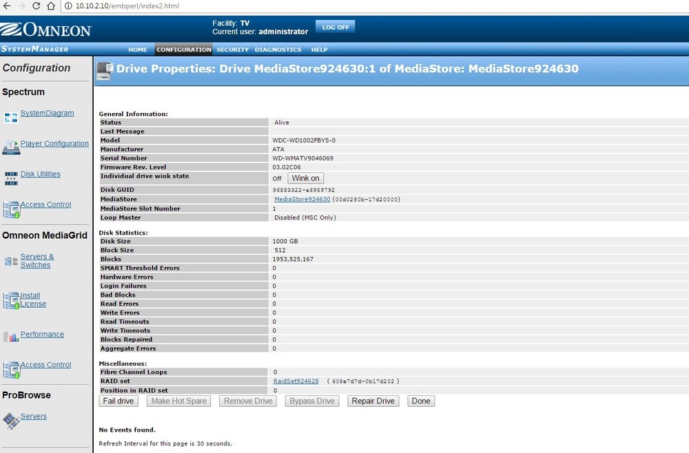 Omneon MediaDeck HD/SD Video Playout Server