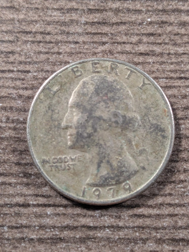 1979-P Washington Quarter Improperly Annealed Planchet Error