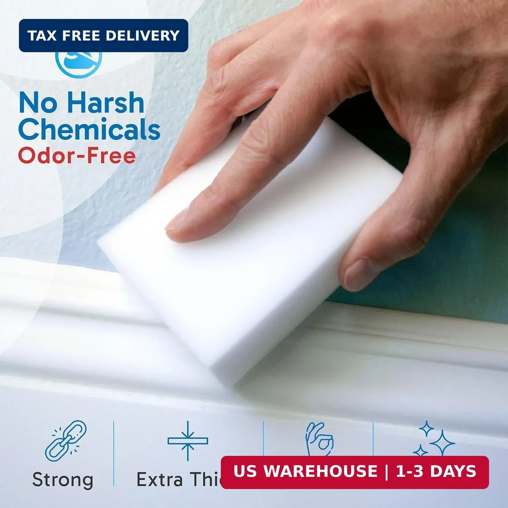 (20 Pack) Extra Large Eraser Sponge - Extra Thick, Long Lasting Magic Melamine C