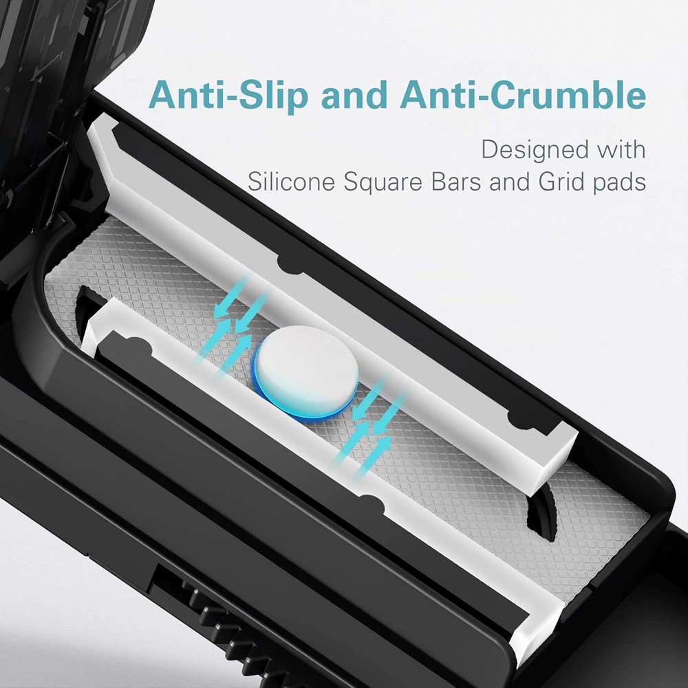 Pill Cutter Tablet Splitter With Sharp Blade Easy Cut Small Medium Large Pills