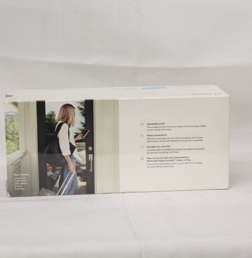 Level Lock The Invisible smart Lock Matte Black