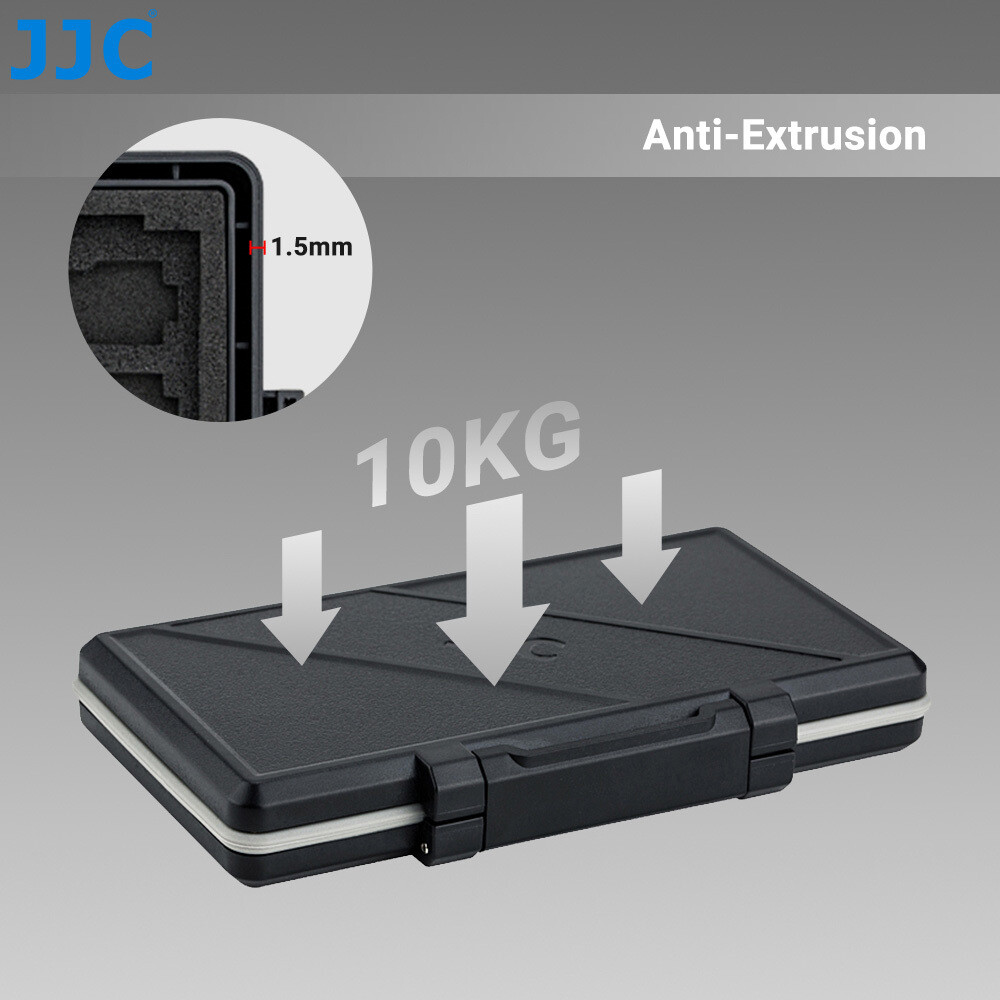 Memory Card Case Storage Holder + Card Reader fits 16 Micro SD SDXC SDHC Cards