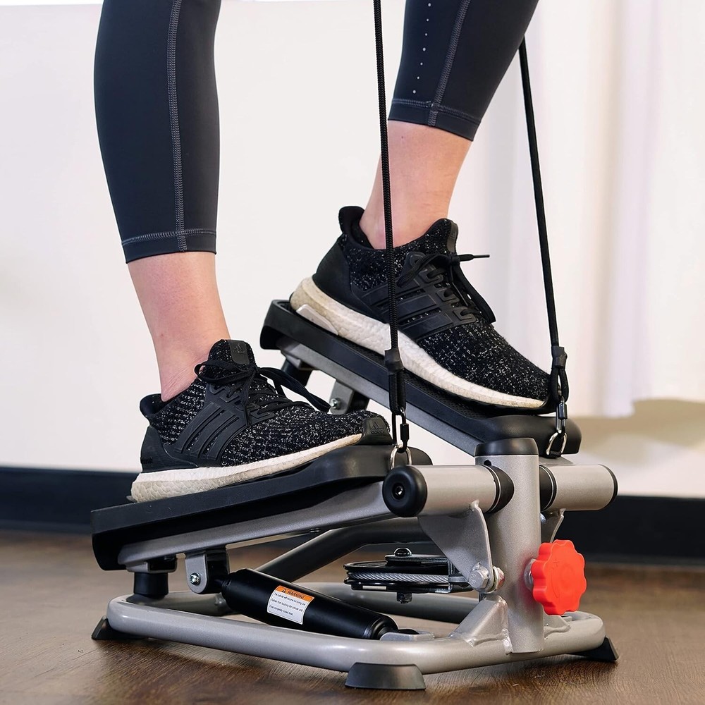 Versatile 2-in-1 Stepper Machine - Adjustable Resistance & User-Friendly Design
