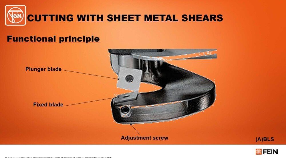 Fein Plunger And Fixed Blade For Bls1.6 E Shear