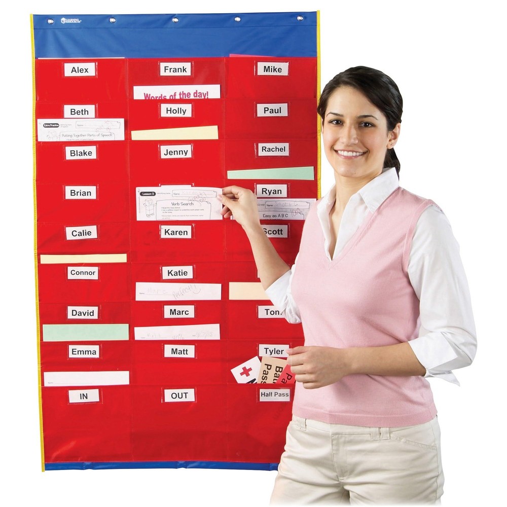 Learning Resources Organization Station Chart - Homework & Storage Organizer