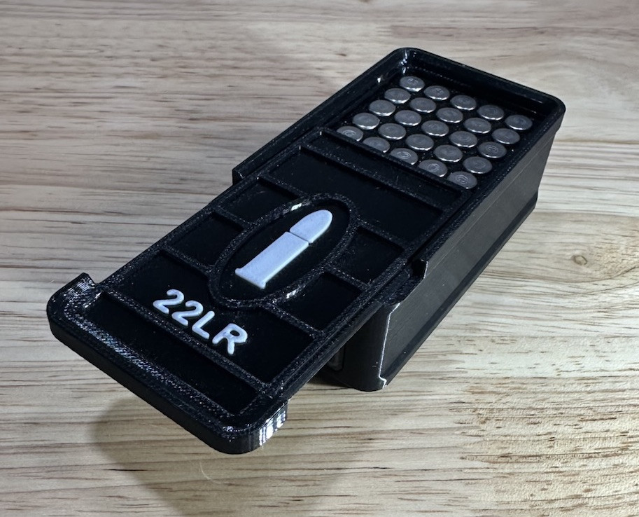 Stackable 22LR Ammo Box 50rd Capacity (6 Pack)