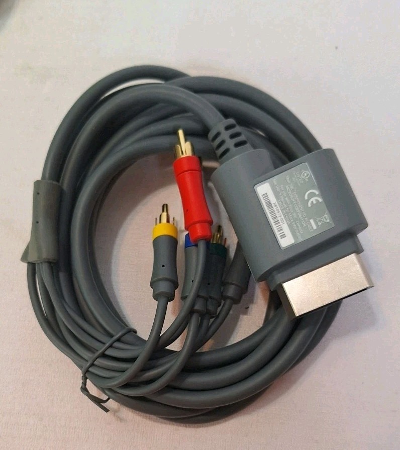 Xbox 360 Accessories Remote Headset Component Cable & Manuals Video Game Console