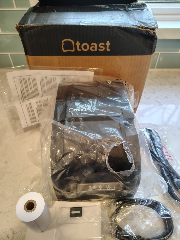 TOAST  TKP300 POS Kitchen Receipt Printer Serial USB  Ethernet NEW Open Box