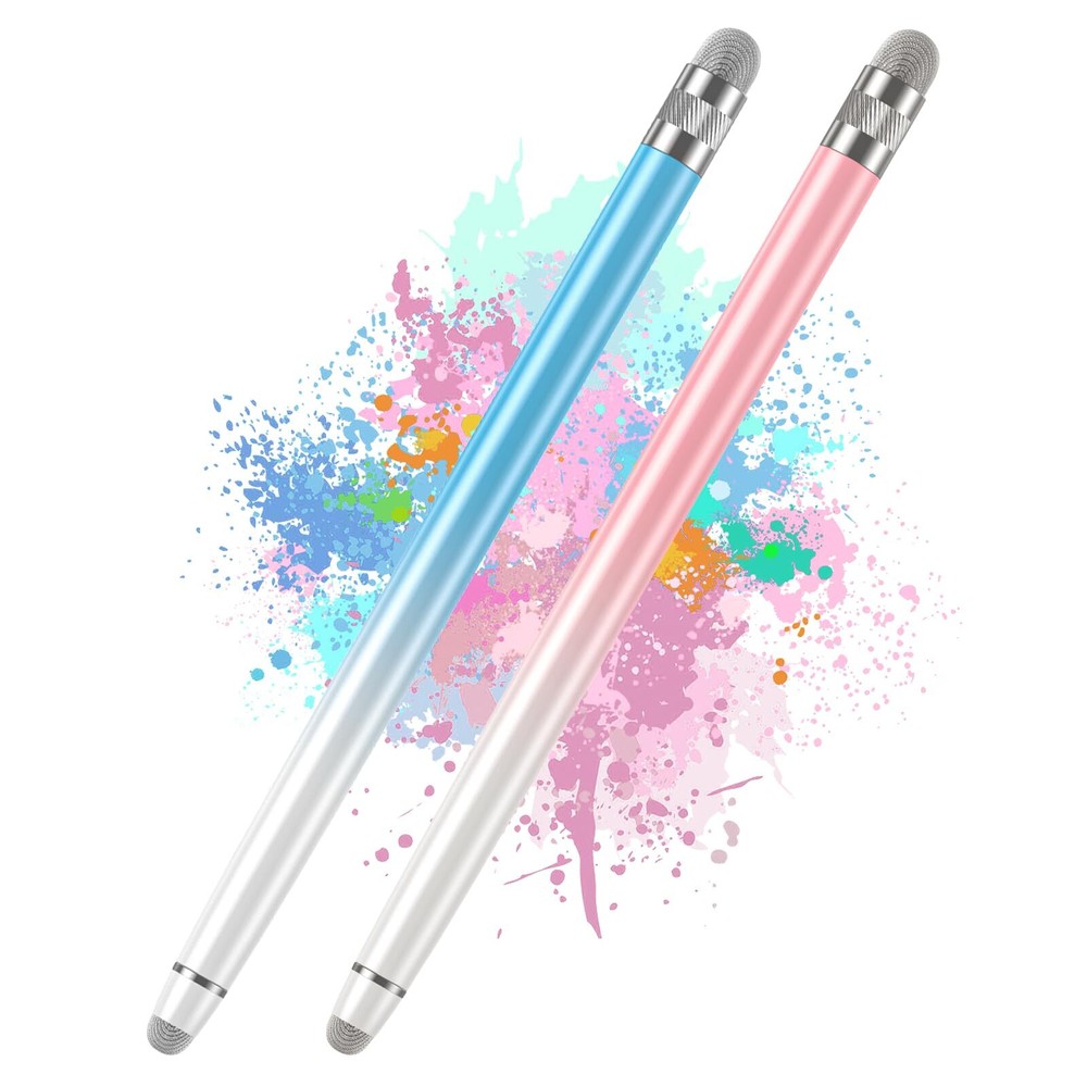 2PCS Stylus Pens for Touch Screens for iPhone/iPad/Tablet Android/Microsoft