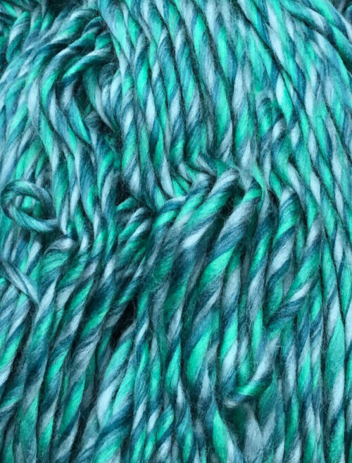 Green Blend Yarn Wool 2 lb Bag