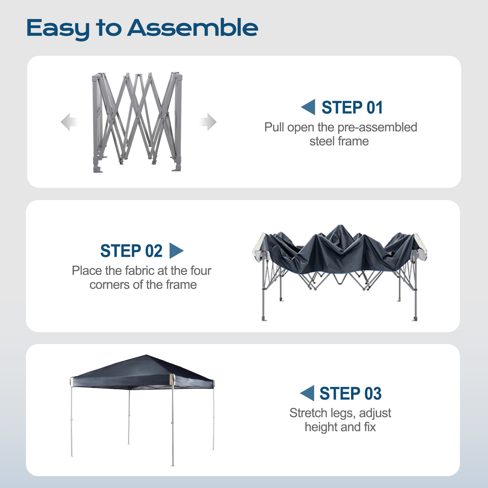 12'x12' Commercial Pop UP Canopy Heavy Duty Party Tent Folding Waterproof Gazebo