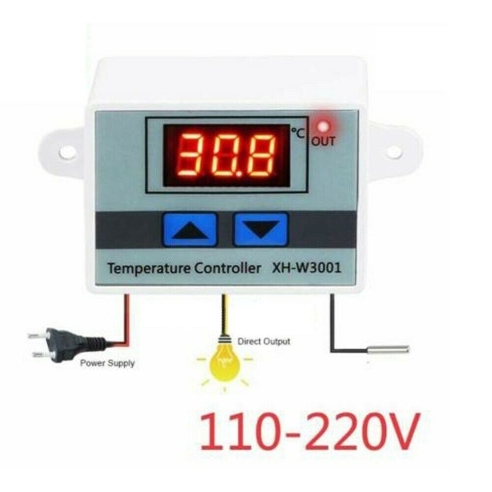 Digital 110V Incubator Temperature Controller-Thermostat Switch Probe Tester New