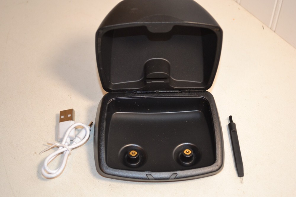 GENUINE Starkey Replacement Charging Case w/Cable and Cleaning Brush