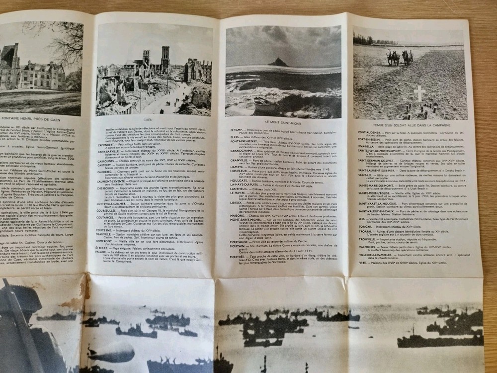 Pair Of D-Day Brochures/Maps