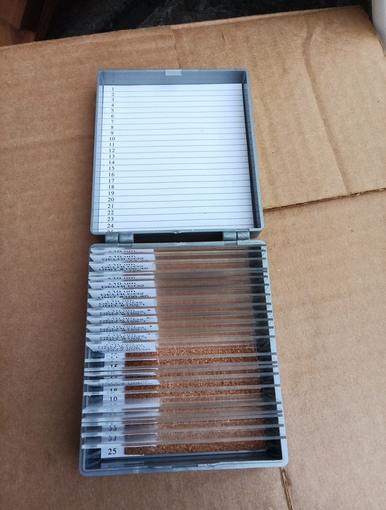 23 Delhi CO2 Microscope Slides