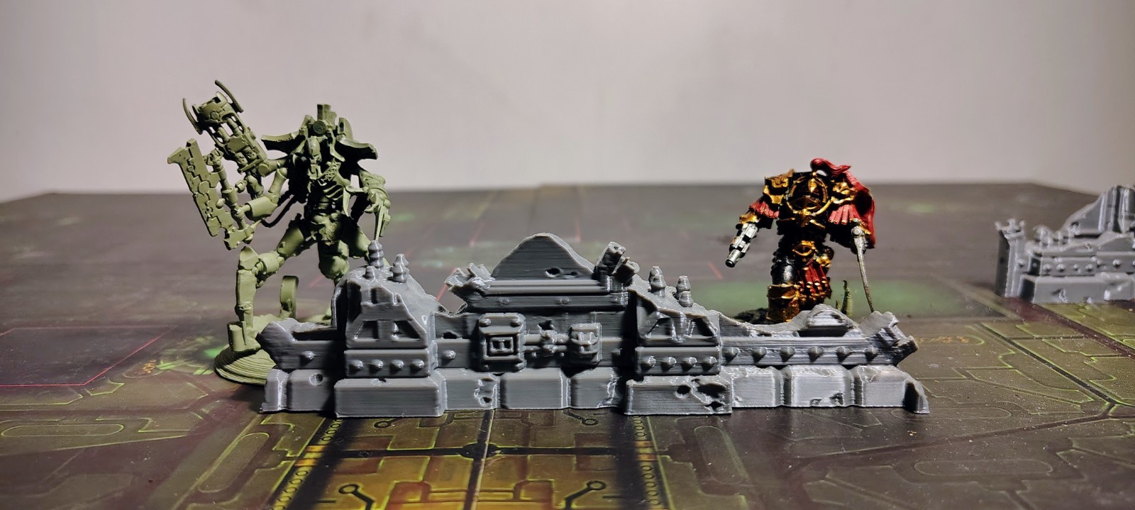 5 Piece Ruin Terrain Set Perfect For Warhammer 40k Kill Team Trench Crusade