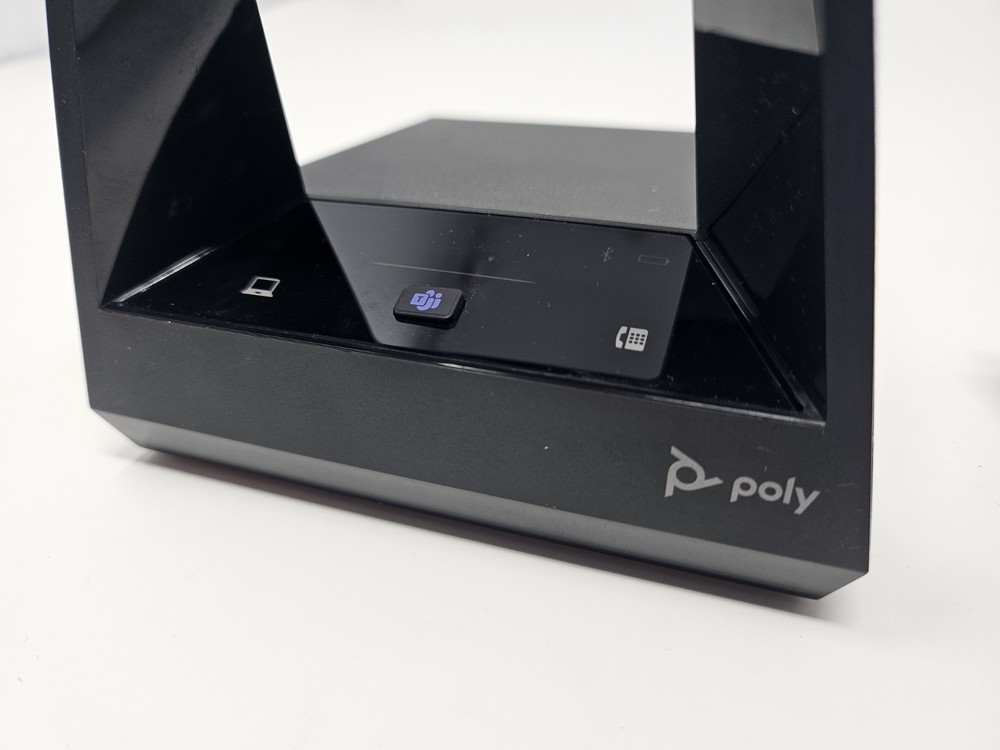 Poly Voyager 4245 Office Wireless Bluetooth Headset w/ Charging Base – Open Box