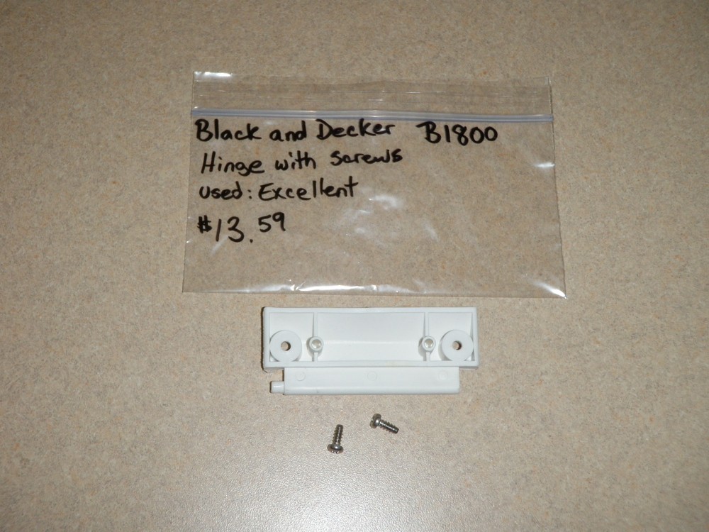 Black & Decker Bread Maker Hinge with Screws for Model B1800