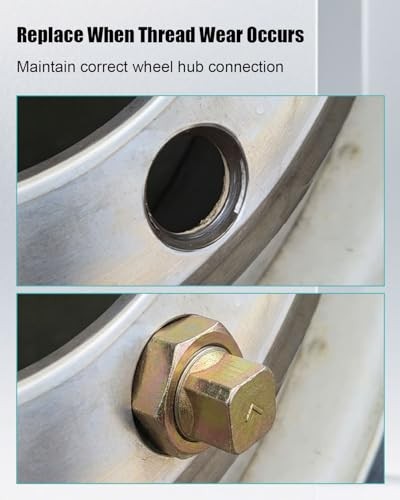 10Pcs Wheel Outer Cap Nuts for Classic Trucks Heavy Duty 10pcs outer cap nuts