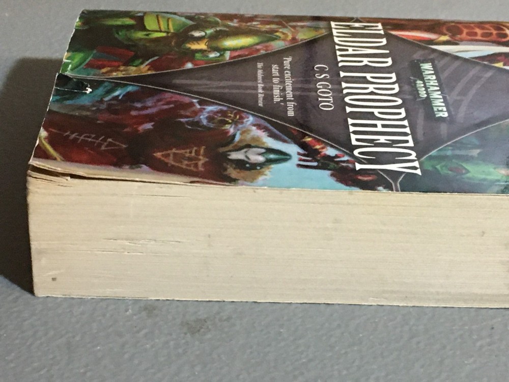 BOOK WARHAMMER ELDAR PROPHECY C.S. GOTO PAPERBACK USED