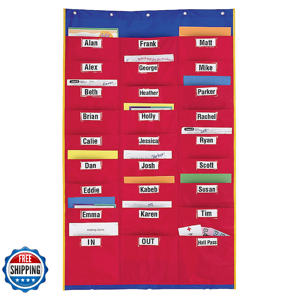 Learning Resources Organization Station Chart - Homework & Storage Organizer