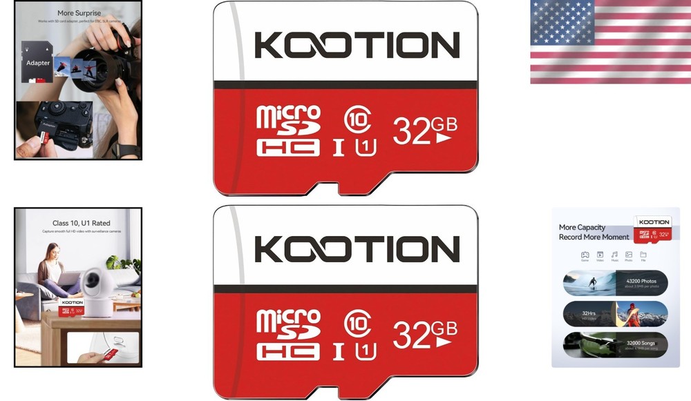 32GB Micro SD Card 2-Pack – High-Speed Class 10 UHS-I Memory for Every Device