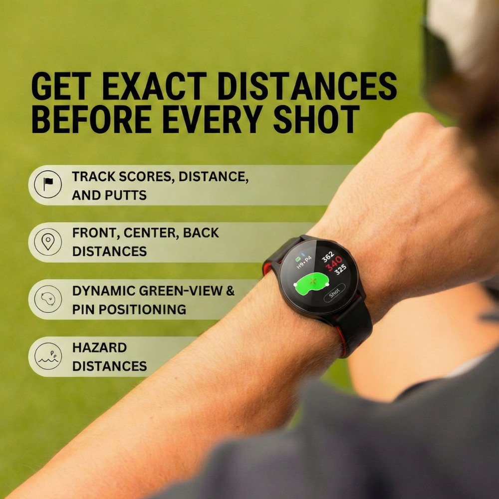 Used Rad Golf Watch+ GPS Preloaded Courses