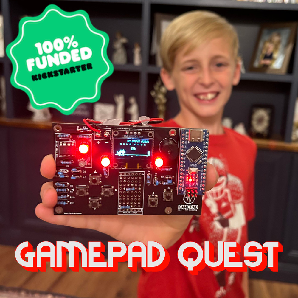 Electronics Kit - GamePad A DIY Video Game Electronics Kit for makers