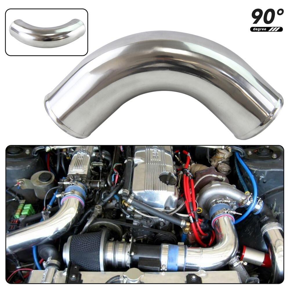76mm 3" Inch 90 Degree Elbow Aluminum Turbo Intercooler Pipe Piping Tubing SL