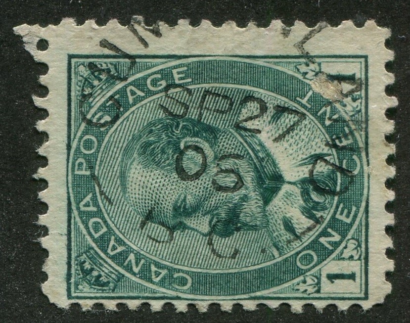 B.C. Split Ring Town Cancel "CUMBERLAND"