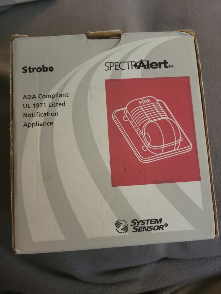 System Sensor S1215 Red Wall Mount Strobe