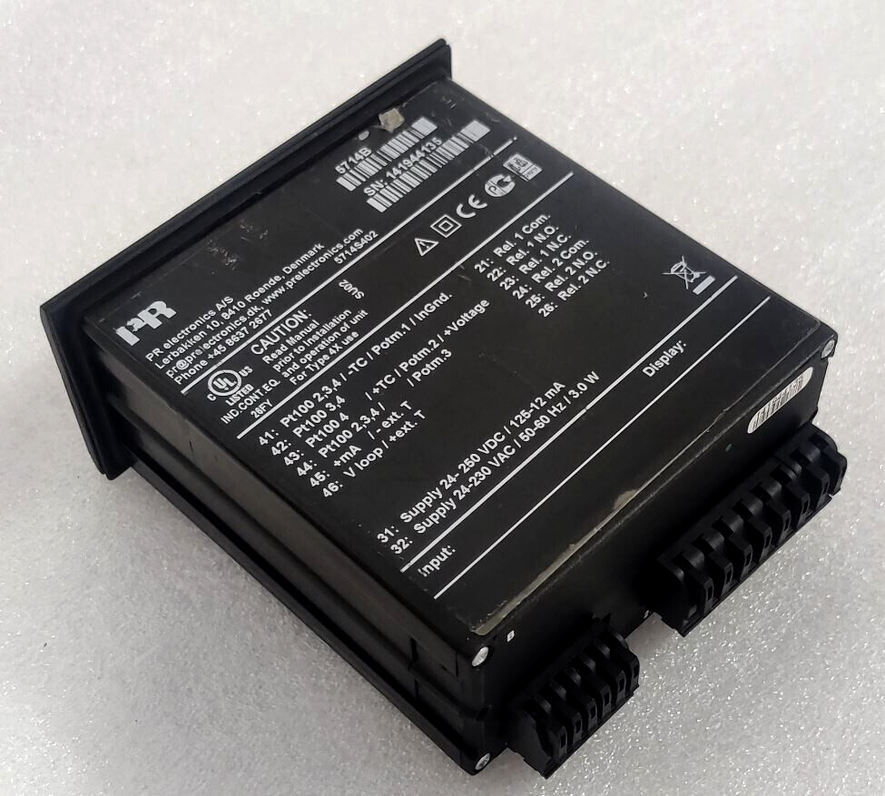 PR Electronics 5714B Programmable LED Indicator 125-12 mA