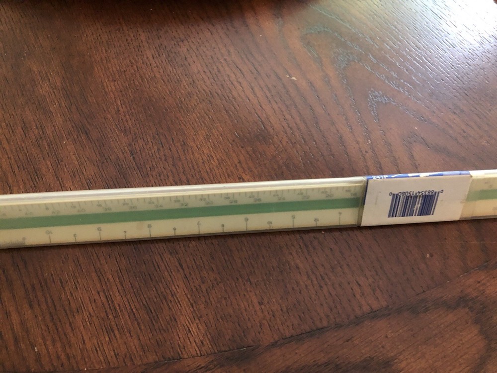 Pre-Owned Alvin 241P Professional Triangular Engineer Scale Plastic Germany