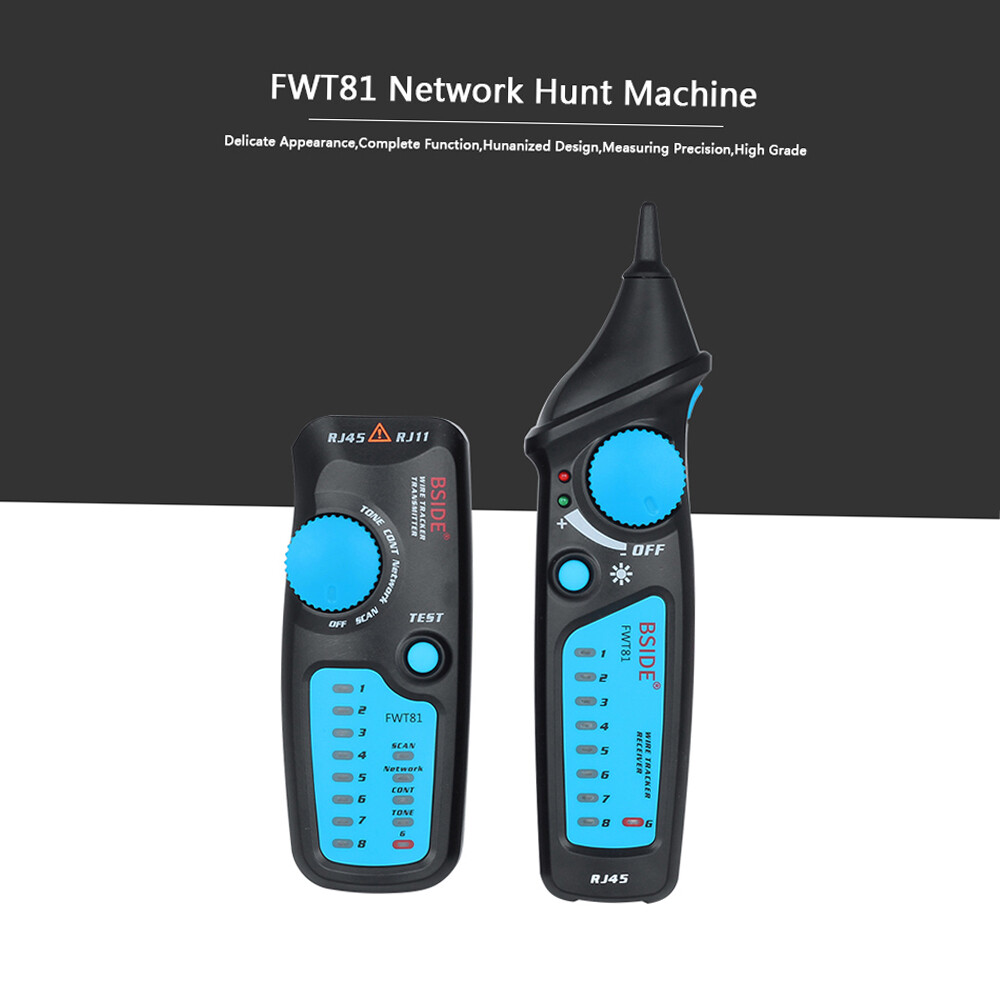 Multi-functional LCD Network Cable Tester Wire RJ11 RJ45 Wire I0F2