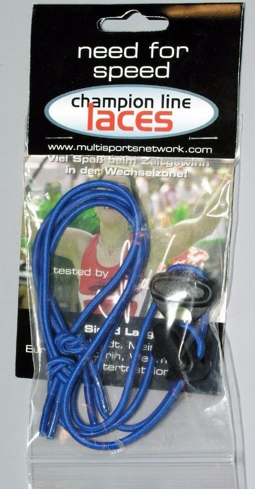 Elastic Shoe Laces Quick Transition Cord 28" BLUE
