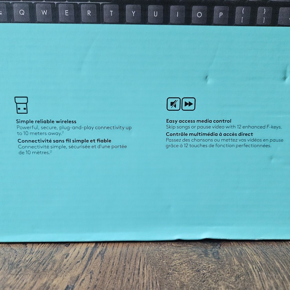 Logitech Wireless Combo Bluetooth Keyboard Mouse Black