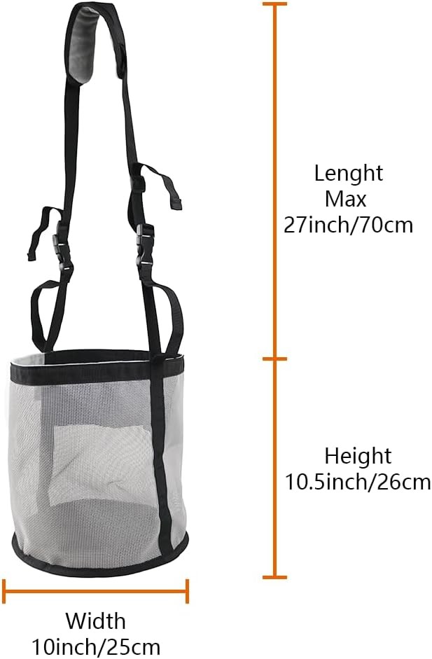 Double Waterproof Bottom Horse Feed Bag 2 Pack