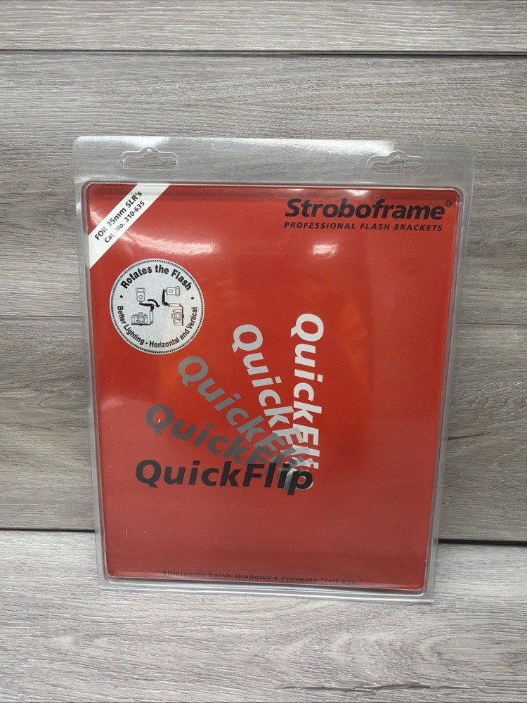 QuickFlip Stroboframe for 35mm SLR #310-635 Professional Flash Bracket