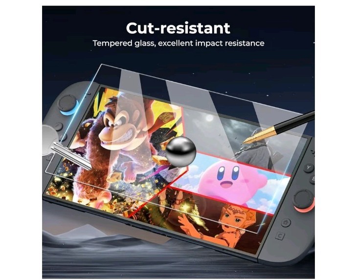 HEYSTOP 4 Pack Switch 2 Screen Protector for Nintendo Switch-NEW IN ORIG BOX